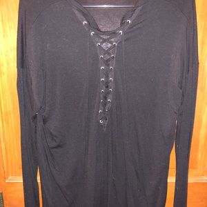 Women’s black Express long sleeve